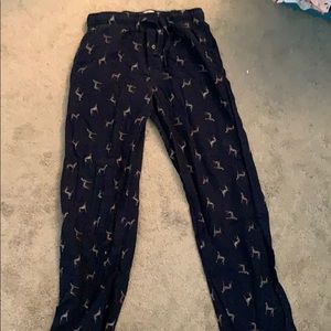 Pj pants with dog print